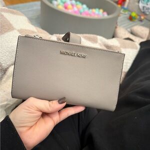 Michael Kors Gray Women's Smartphone Wallet